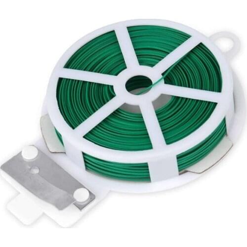 Multifunction DIY Planting Gardening Wire Metal Cable Tie tying Cord Fix Plants Stand Bracket Home Decoration GardenOutdoor