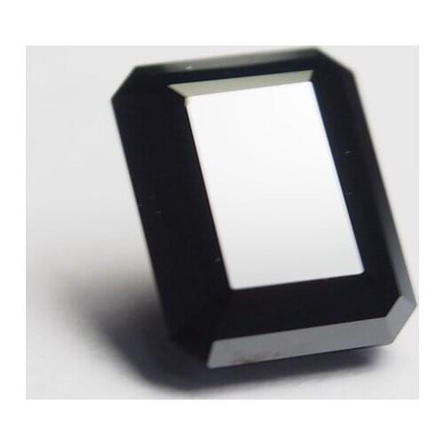 Moissanite 9*7mm Emerald Cut Darkly Black Stone D Color Wholesale Lab Grown Loose Diamond