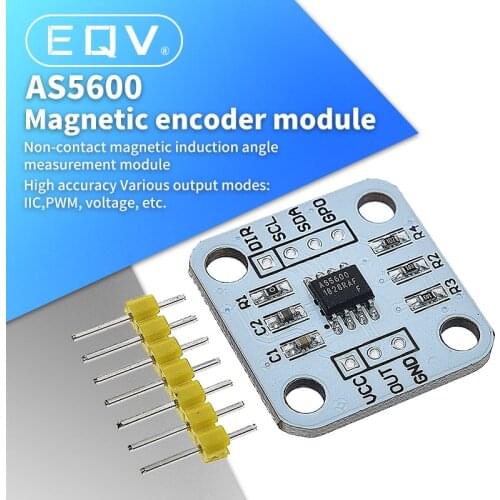 Official AS5600 magnetic encoder magnetic induction angle measurement sensor module 12bit high precision