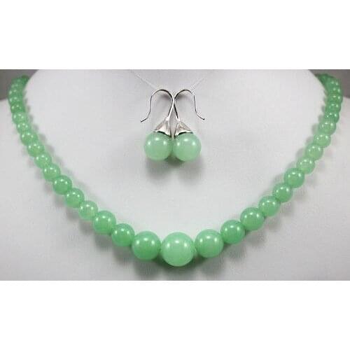 Natural stone multicolor Purple red yellow green round bead necklaces earrings