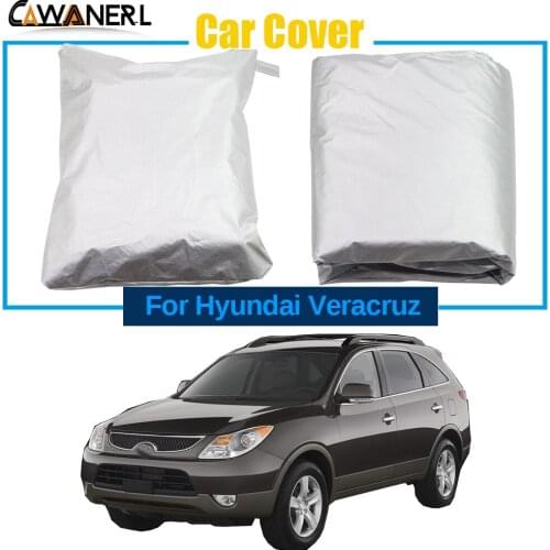 Full Car Cover For Hyundai Veracruz ix55 2006-2012 Outdoor Indoor Anti-UV Sun Snow Rain Protection Windproof Dustproof MPV Cover