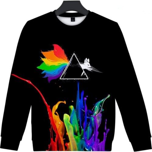 Popular Hip Hop Round Neck Sweatshirt Sleeve Pop Style Pullover Unisex Sweatshirt Top LGBT Love Hoodie Sweatshirt LGBT 3D Print