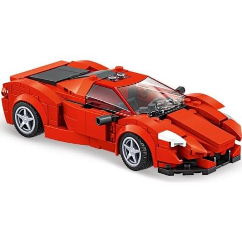 Speed Champions Enzos V2 Supercar Racing Car Building Blocks Rally Racers Vehicle Bricks MOC Figures Model Toys For Kids Gift