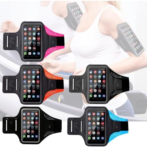 FIRECLUB Sports Waist Pouch Reflective Running Waist Pack For Under 7 inch Phone With Headphone Hole Adjustable Elastic Belt