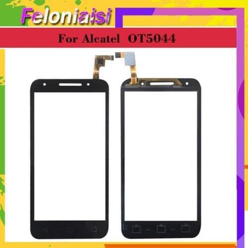 10Pcs/lot For Alcatel One Touch U5 5044D 5044I 5044T 5044Y OT5044 5044R Touch Screen Panel Sensor Digitizer Front LCD Glass