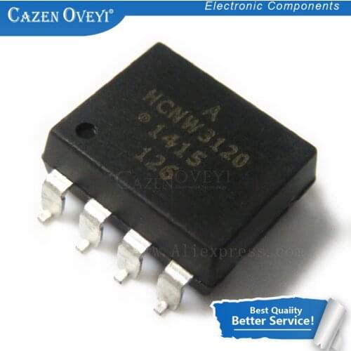 10pcs/lot HCNW3120 HCNW-3120 AHCNW3120 SOP-8 Optical isolator photoelectric coupler In Stock
