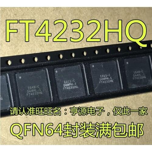 100% New&original FT4232HQ FT4232 USB QFN64