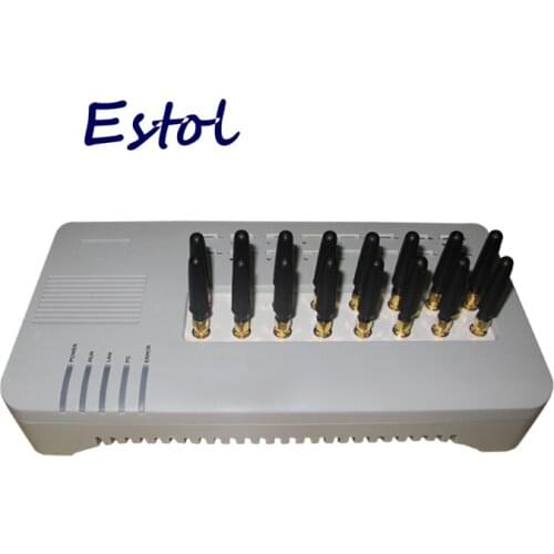 16 SIM Cards Channel DBL GOIP16 Quad band sms VOIP GSM Gateway GOIP 16 Channel GOIP-16 IMEI change sim bank short antenna