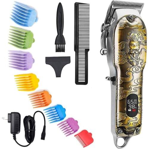 2021 Electric Hair Clipper Rechargeable 0mm Shaver Beard Trimmer Professional Men Hair Cutting Machine Beard Barber Hair Cut