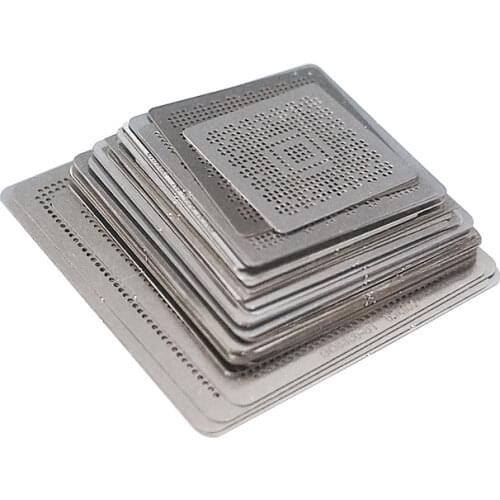 27pcs Universal Direct Heating BGA Stencil for chips reballing