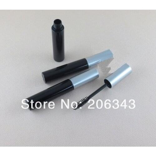 Promotion : 10ml black mascara tube with silver top or cosmetic tube or Eyelash growth liquid tube