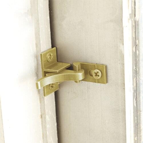 Antique Copper Bird Shape Door Lock Buckle Automatic Latch Push-Pull Window Doors Anti-theft Security Latch Hooks Cabinet Catch