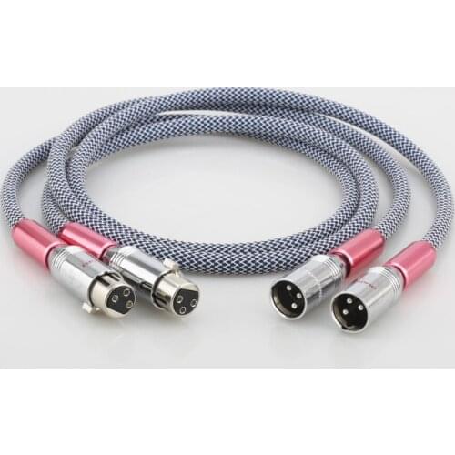Audiocrast XLR Audio silver plated hifi XLR audio cable 1M xlr audio video cable 1.5M