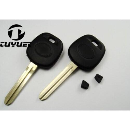 FOB Key Blanks Case Fix For Toyota Transponder Key Shell TOY43 Blade Uncut Blade Key Cover