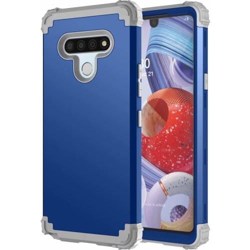 For LG Stylo 6 Case Hard PC+Silicone Hybrid Armor Shockproof protective Back Cover Case For LG Stylo6 Full Cover phone shell