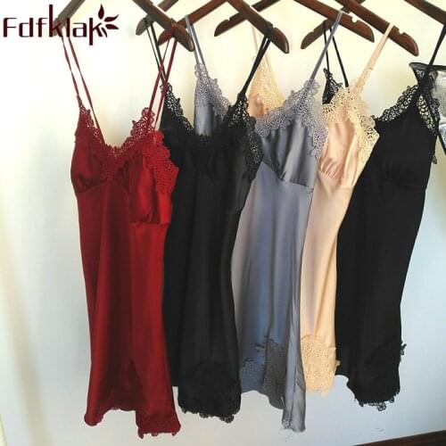 Летние платья из шелка Fdfklak China At AliExpress