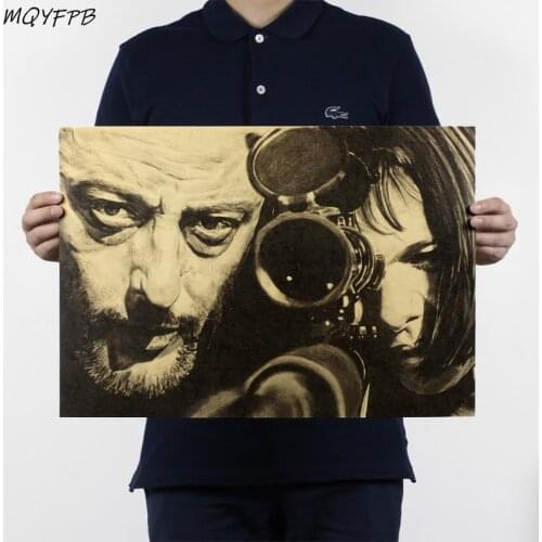 Classic Movie The Killer Is Not Too Cold Kraft Poster Home Decoration Painting Room Wall Sticker