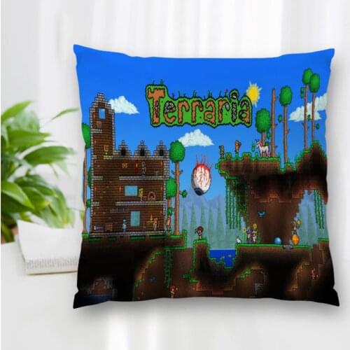New Custom Terraria Game Square Pillowcase Zipper Double-Sided Decorative Cushion Cover Living Room Bedroom Multi-Size