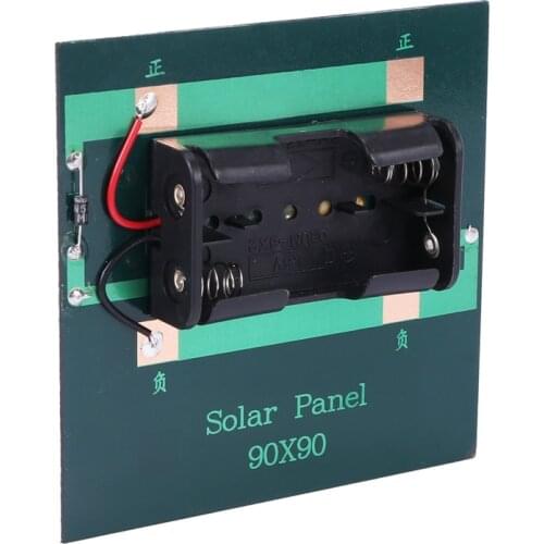 New 1W 4V Rechargeable AA Battery Solar Cell Charger With Base For 2xAA Batteries Charging Directly