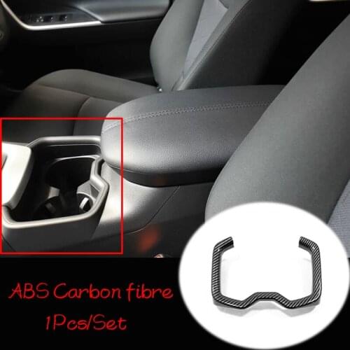 Trim Shell Car Accessories ABS Plastic Styling 1pcs for Toyota RAV4 2019 2020 Car Front Water Cup Frame Decoration Sticker Cover