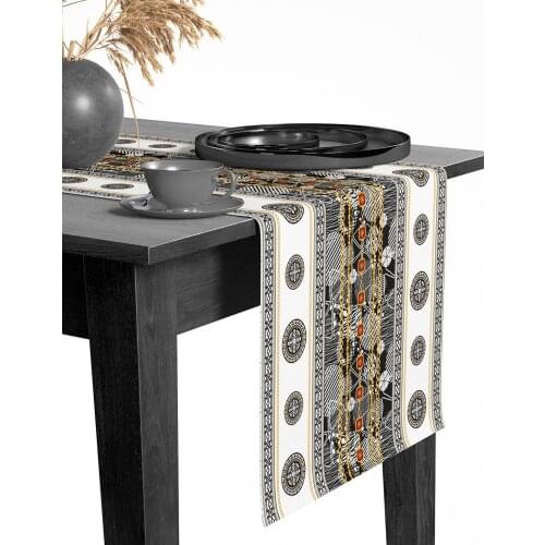 Table cloth Home Premium Decorative Digital Printed Runner dining table-top tripod top stylish convenient