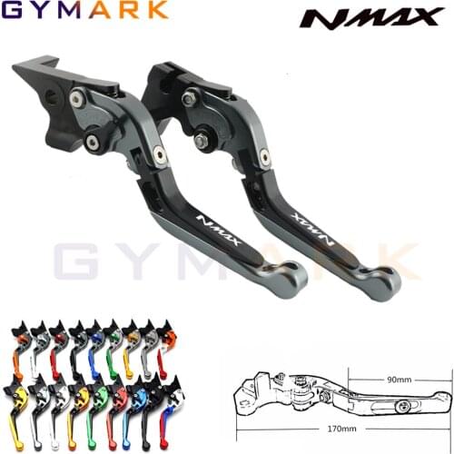 Fit for YAMAHA NMAX 155 NMAX 125 N-MAX 155 NMAX 150 2015-2019 scooter accessories folding extendable brake clutch levers
