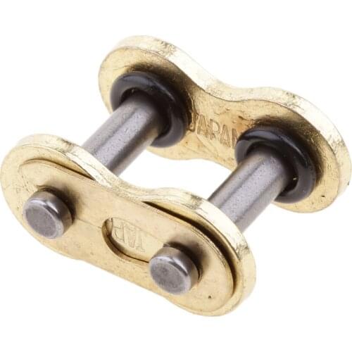 525H Heavy Duty Chain Connecting Master Links w/ O-Ring For Motorcycle Lightening hole dispersing heat more efficiently