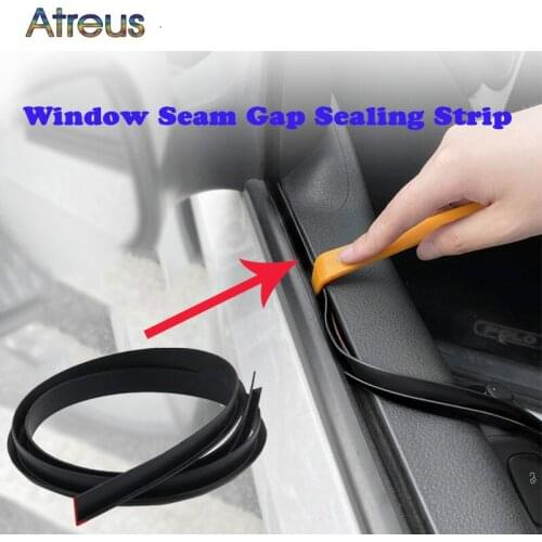 Car Styling 1M Window Gap Soundproof Trim Seal Strip For Ford focus 2 3 mk3 mk1 fiesta mk7 ranger mondeo mk4 fusion Mazda 3 Bk 6