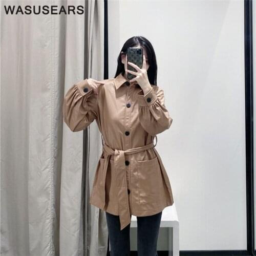 Женские модные куртки Wasusears China At AliExpress