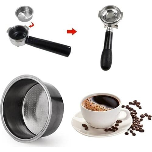 1 Pc Coffee Filter Cup 51mm Non Pressurized Filter Basket Coffee Products Replacement Kitchen Tool Accessories