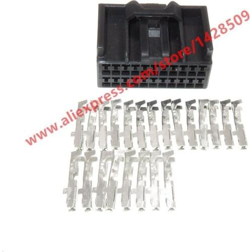 10 Sets 22 Pin/Way Female Automotive Wiring Harness Connector 22P Plug 7283-5834