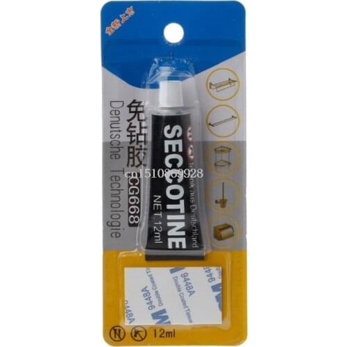 12ML Glass Glue Polymer Metal Adhesive Sealant Fix Quick Drying Waterproof Glue