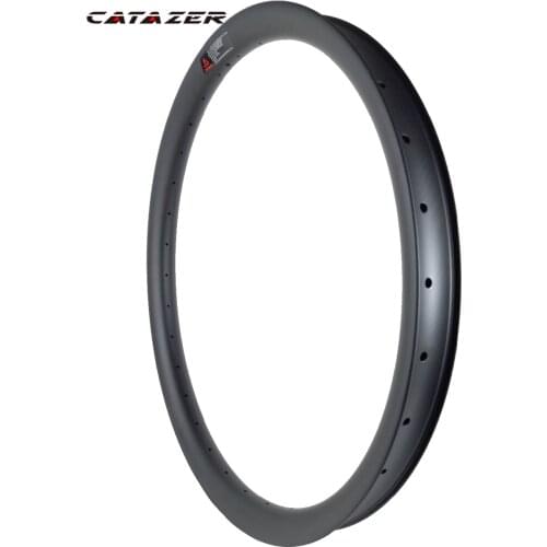 27.5er 50mm width MTB bicycle AM/DH Boost carbon rims Mountain clincher Tubeless carbon wheels