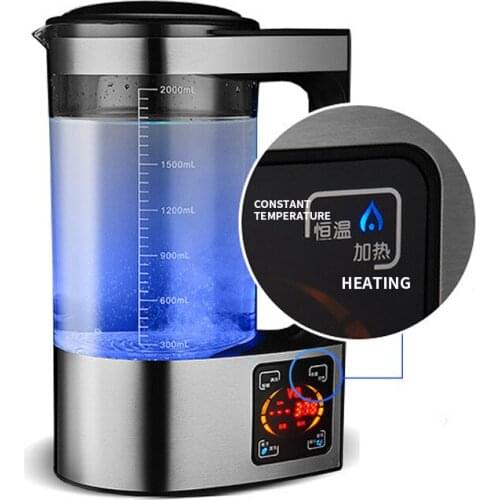 2L Hydrogen rich Oxy cup V8 Hydrogen rich water machine Micro electrolysis high concentration anion 220v
