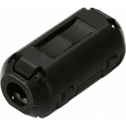 5pcs Ferrite Core Filters 3.5mm Noise Suppressor EMI RFI Clip Choke Ferrite Core Cable Filter For Power Cord AV Cable