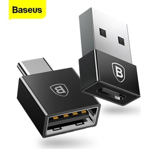 Baseus OTG USB Type C Adapter USB To Type-c Data Converter Type-c OTG Adapter For Samsung S9 S8 Xiaomi Tablet USB-C Charger Cabo