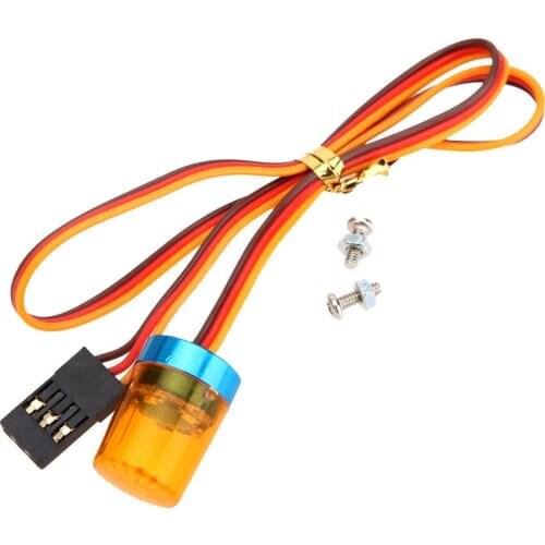 AX-510Y RC Circular Ultra Bright Police Car LED with strobing-blasting Flashing fast-slow Rotating Mode