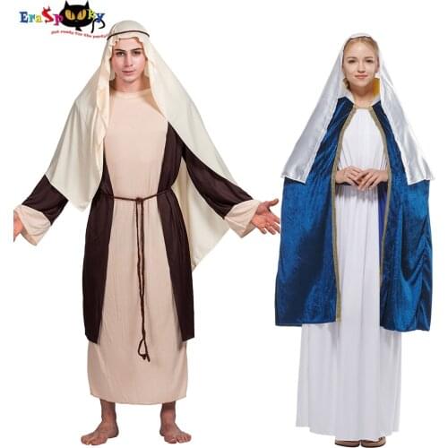 Eraspooky Virgin Mary And Saint Joseph Costume For Couple Halloween Costume Adult