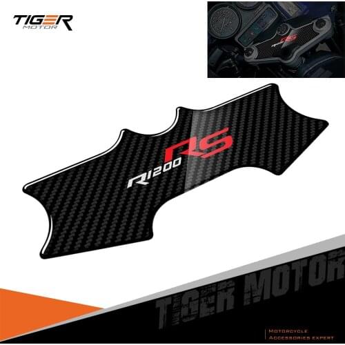For BMW Motorrad R1200RS 2001-2005 3D Carbon-look Upper Triple Yoke Defender