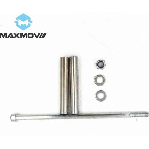 Maxmov Electric Scooter EVOKING Rear Fork Axle 8mm X 185mm Length Shaft with 2pcs 77mm Sleeve
