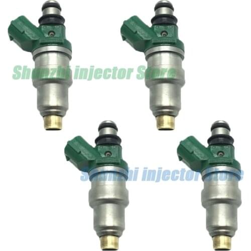 4pcs Fuel Injector Nozzle For TOYOTA 95 96 97 98 Paseo Tercel 1.5L OEM:23250-11110 23209-11110 2325011110 2320911110