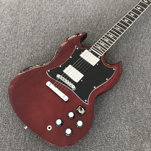 Free delivery, customized high quality electric guitar, rosewood fingerboard Wine Red Guitar