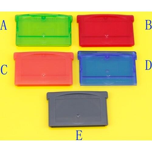 JCD 40pcs For Gameboy Advance GBA Game Cartridge Housing Shell Case for GBM NDSL NDS GBA SP
