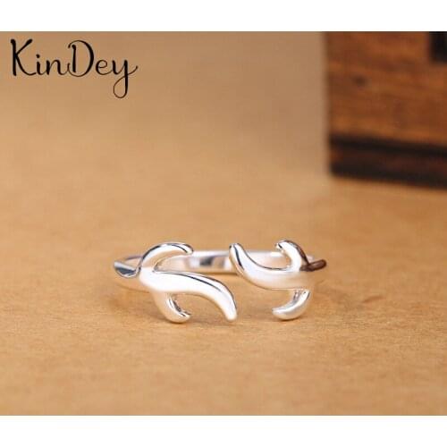 Kindey Personality Boho Silver Color Branch Rings for Women Jewelry Retro Big Antique Rings Girls Christmas Gifts Anillos