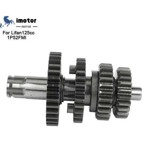 LF125cc Transmission Gear Box Counter Shaft Kit For Lifan 125 Horizontal Engines Kayo Dirt Pit Bikes Parts
