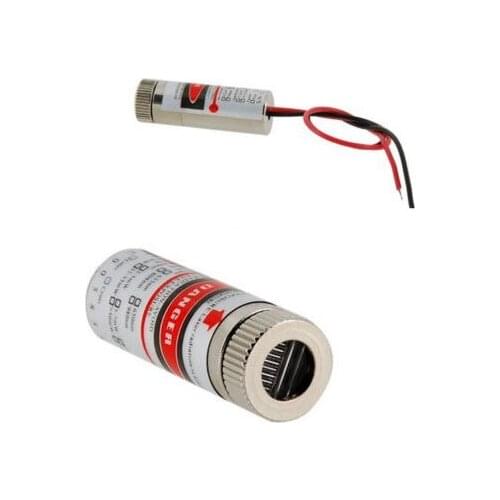 5 PCS 5mW 650nm Red Line Laser Module Focus Adjustable Laser Head 5V Industrial Grade