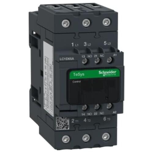 LC1D65AQ7 LC1D65AQ7C LC1D65 LC1D65Q7 LC1D65Q7C TeSys D contactor - 3P(3 NO) - AC-3