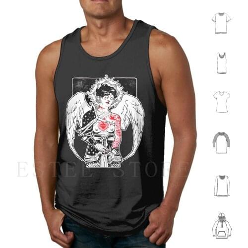 Joan Of Arc-Juana De Arco-Jeanne D'Arc Tank Tops Vest Sleeveless Juana De Arco Joan Of Arc Jeanne Darc Angel Archangel