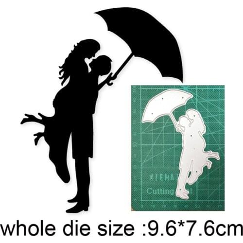 Metal cutting dies cut die mold Umbrella couple decoration Scrapbooking dies paper craft knife mould blade punch stencils dies