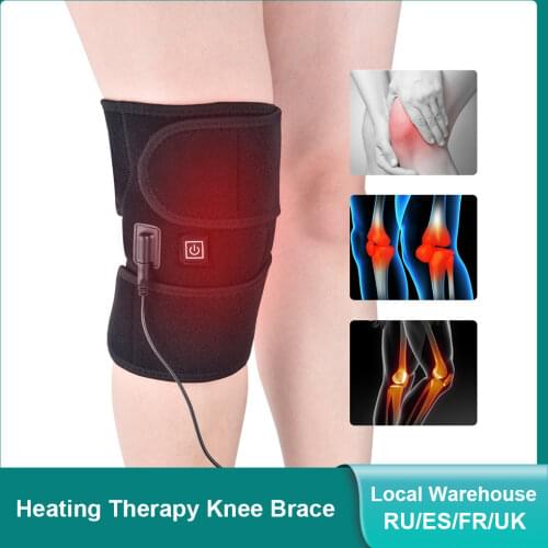 Winter Heating Knee Pad Pain Relieve Knee Heating Joint Heated Therapy Arthritis Knee Support Brace Heat Knee Strap Drop Ship
